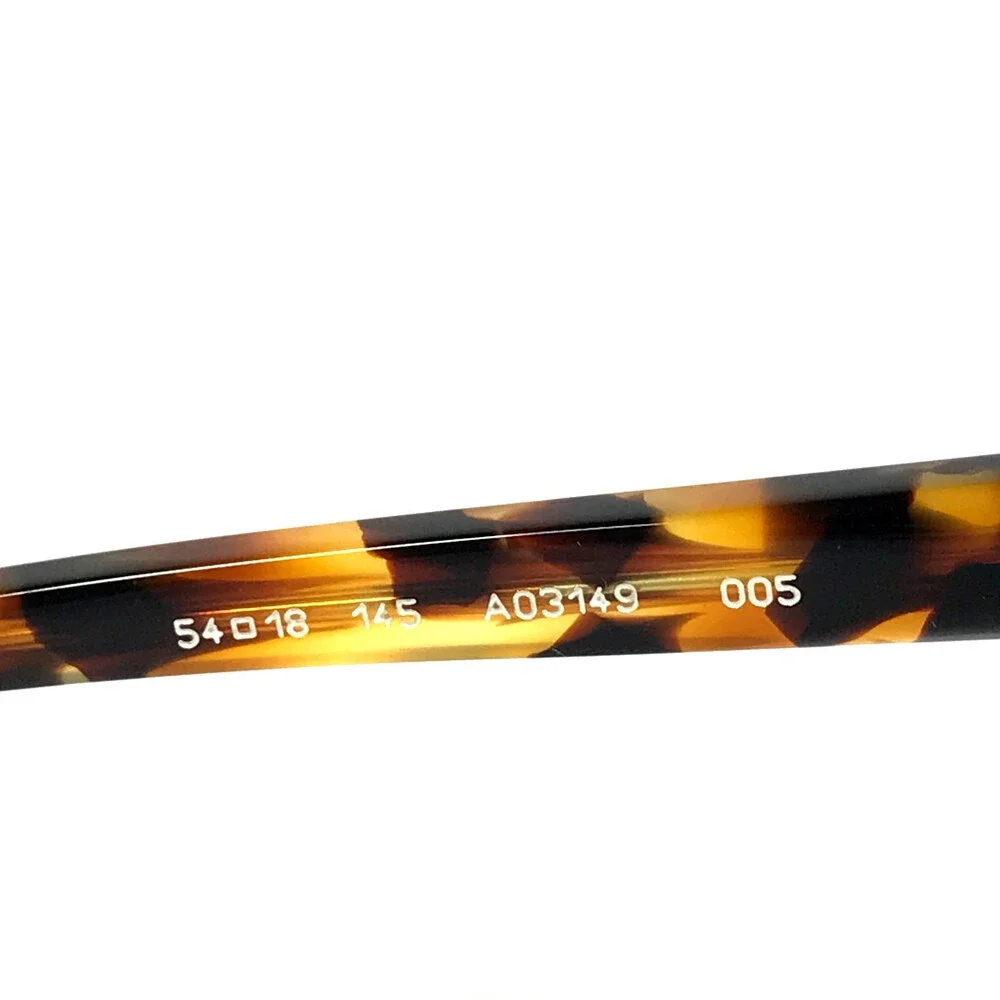 Alain Mikli Eyeglasses Frames A03149 005 Red Tortoise Square Full Rim 54-18-145